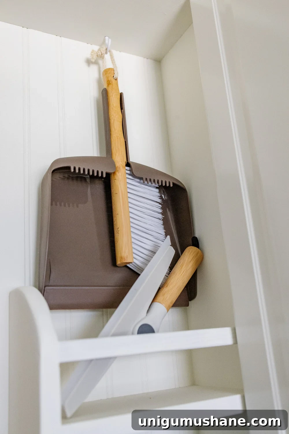 DIY Hidden Broom Closet That Disappears Into the Wall 15 hidden diy broom cupboard and cleaning supply storage in a laundry room
