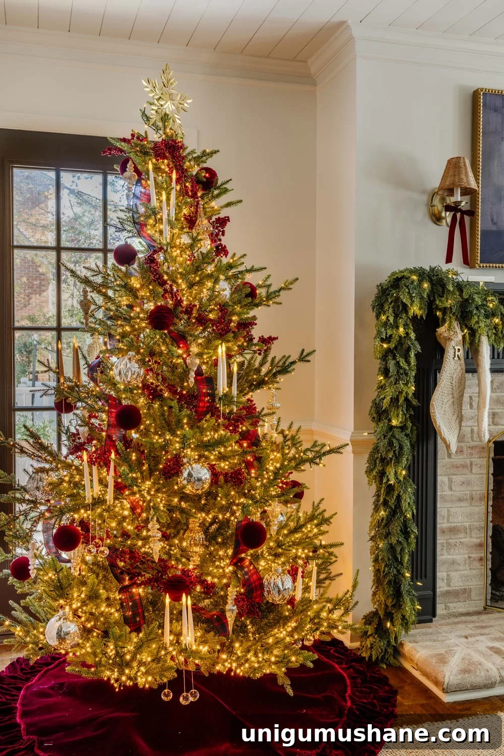 Our Christmas Home Tour: 12 Festive Decorating Tips 24 Ralph Lauren Christmas tree decorating ideas on a budget