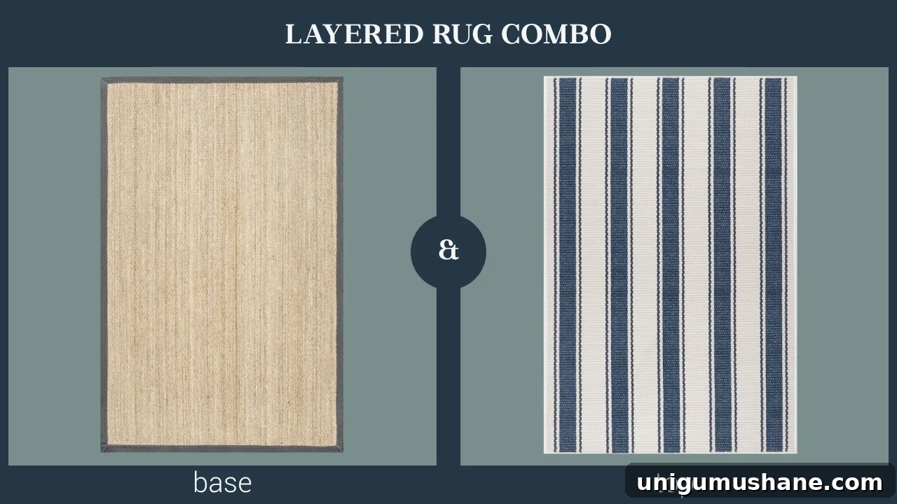 How to Layer Rugs: Pairing Tips for Any Room 6 layered rug combination