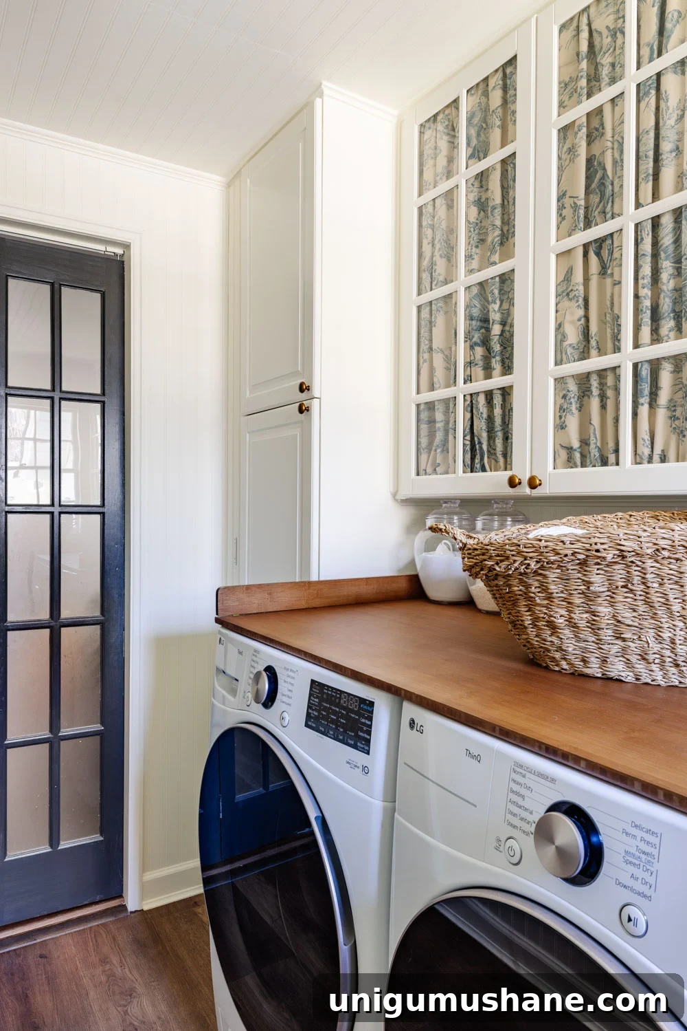 Maximize Storage in a Small Laundry Room 21 hidden diy broom cupboard and cleaning supply storage in a laundry room