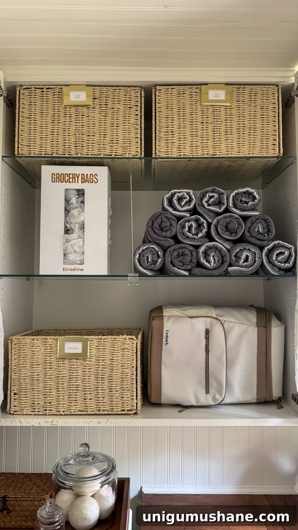 Maximize Storage in a Small Laundry Room 7 small laundry room organization - labeled bins