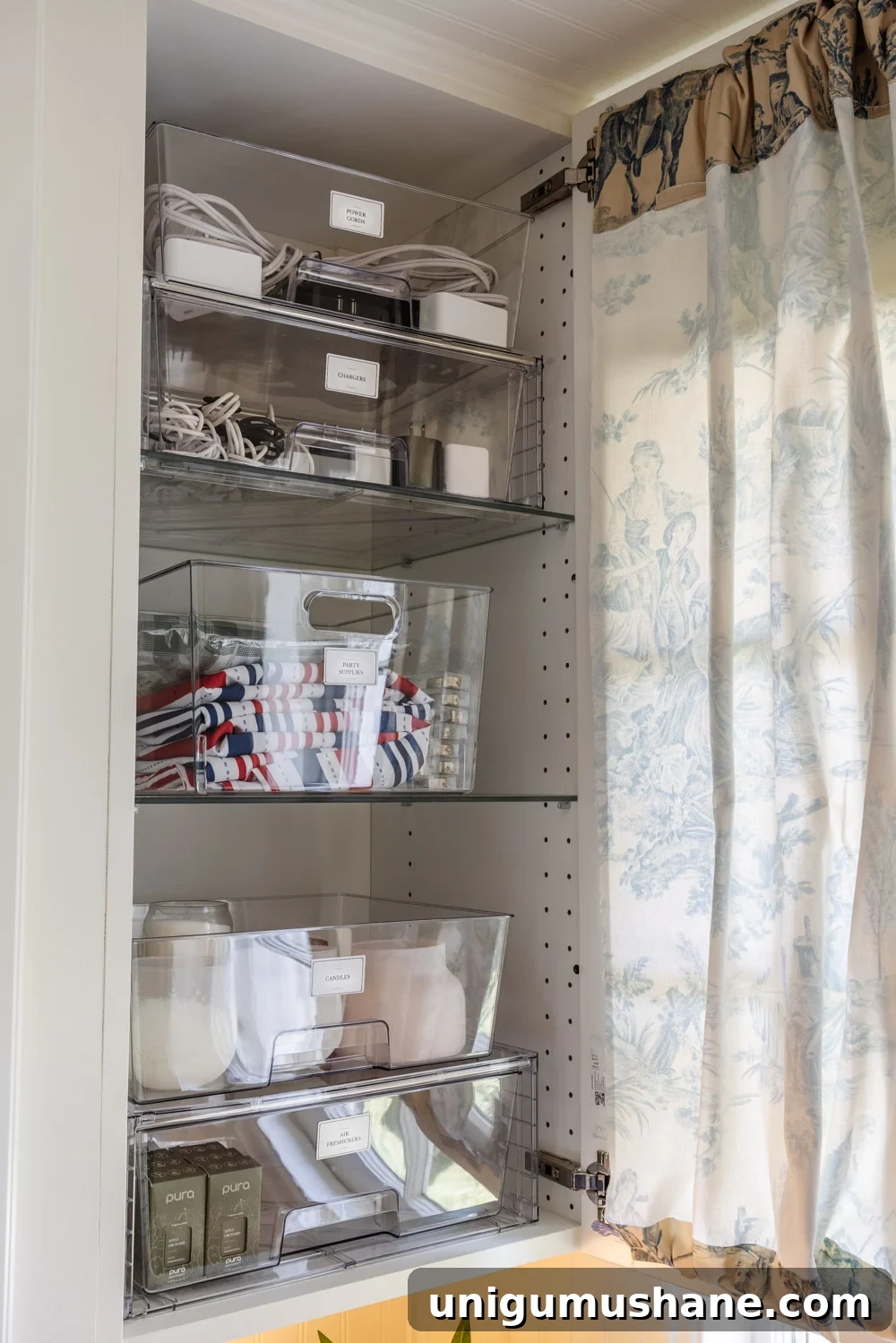 Maximize Storage in a Small Laundry Room 8 small laundry room organization - labeled bins