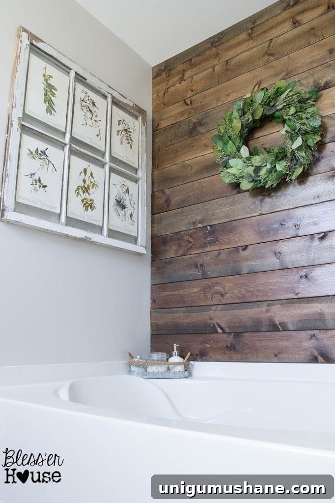 Bathroom Budget Makeover | Builder Grade to Rustic Industrial | Bless'er House