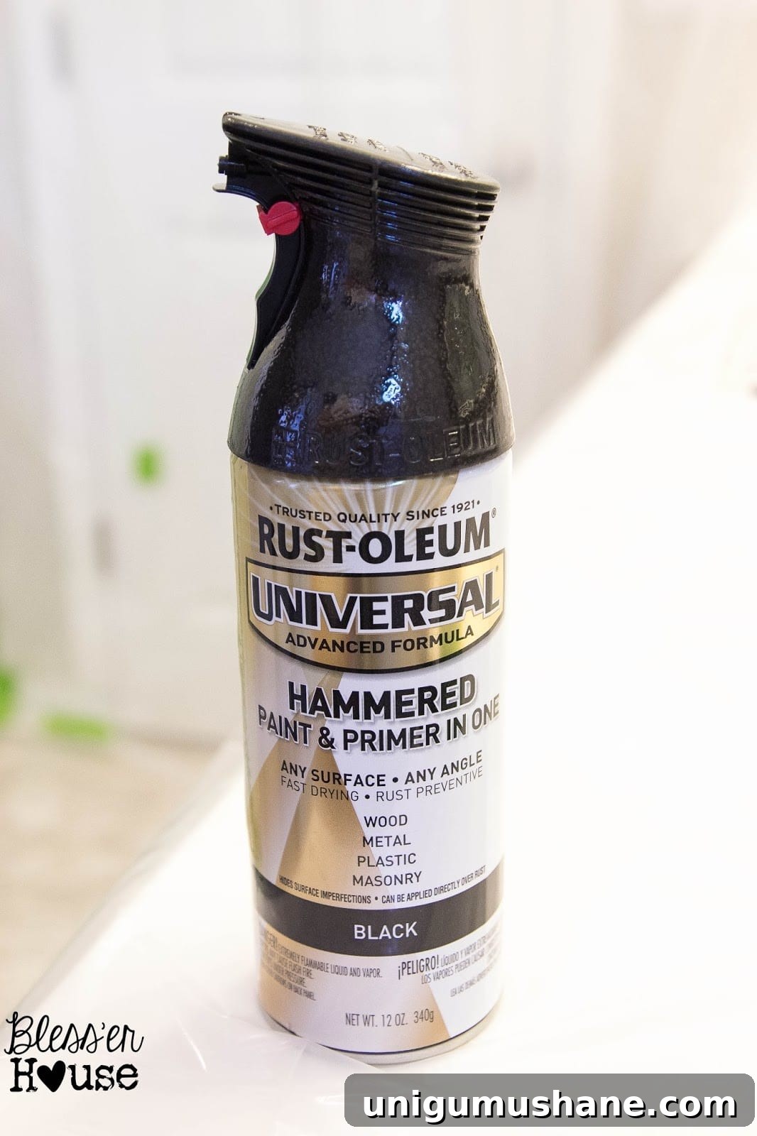 How NOT to Paint a Shower Door (And How to Fix Spray Paint Mistakes) | Bless'er House