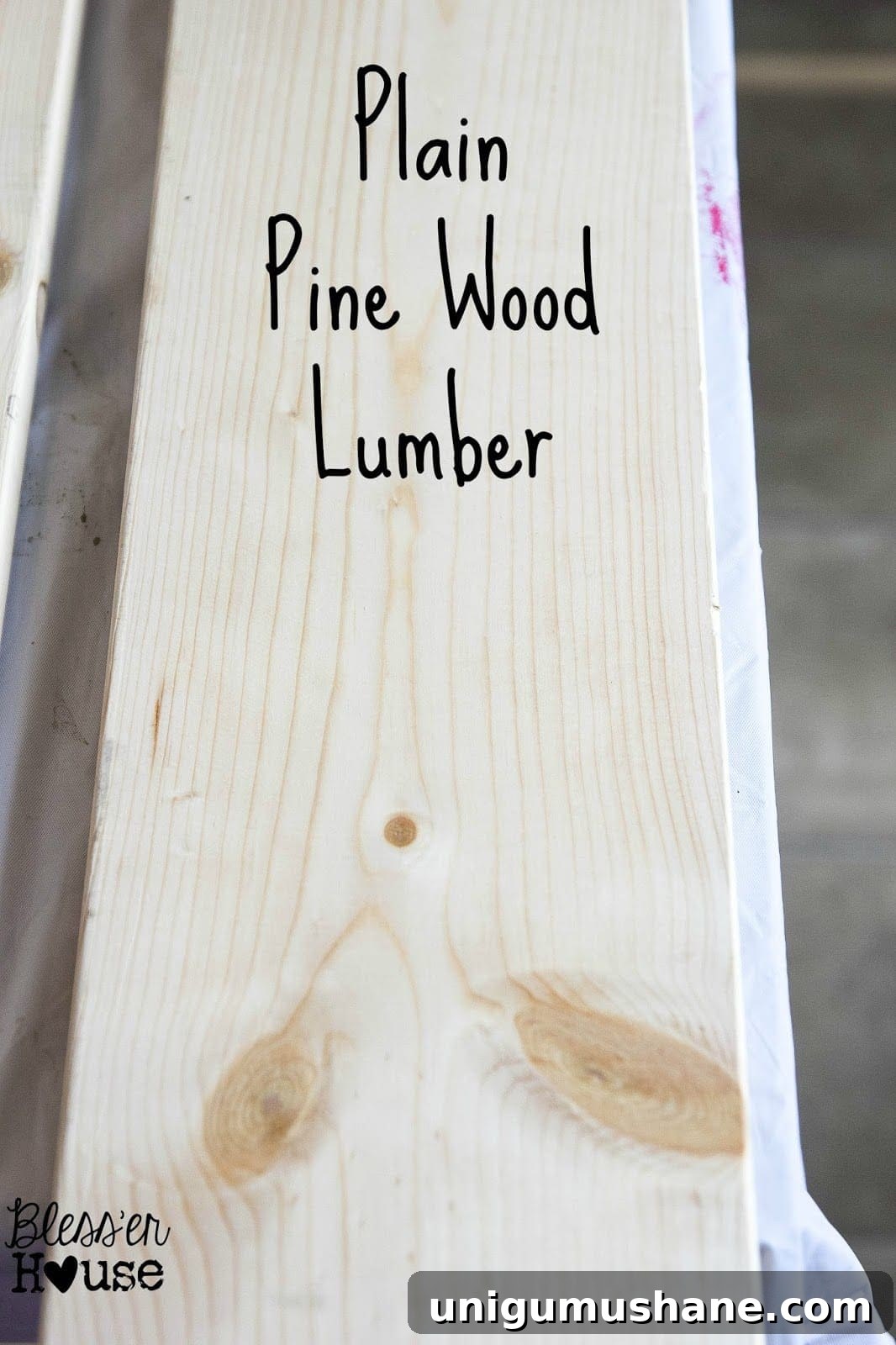 How to Stain Wood with Vinegar and Steel Wool 4 Here is what plain lumber looks like before our all natural wood stain method.