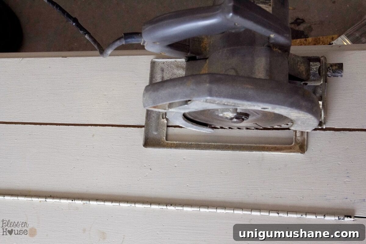 Faux Reclaimed Wood Table Top How-To