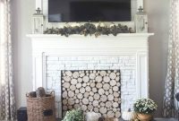 How to Build a Faux Fireplace Under $600: Before and After
