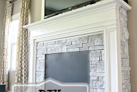 Finish Your DIY Faux Fireplace Entertainment Center – Part 3