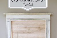 How to Build a Faux Fireplace Entertainment Center (Part 1)