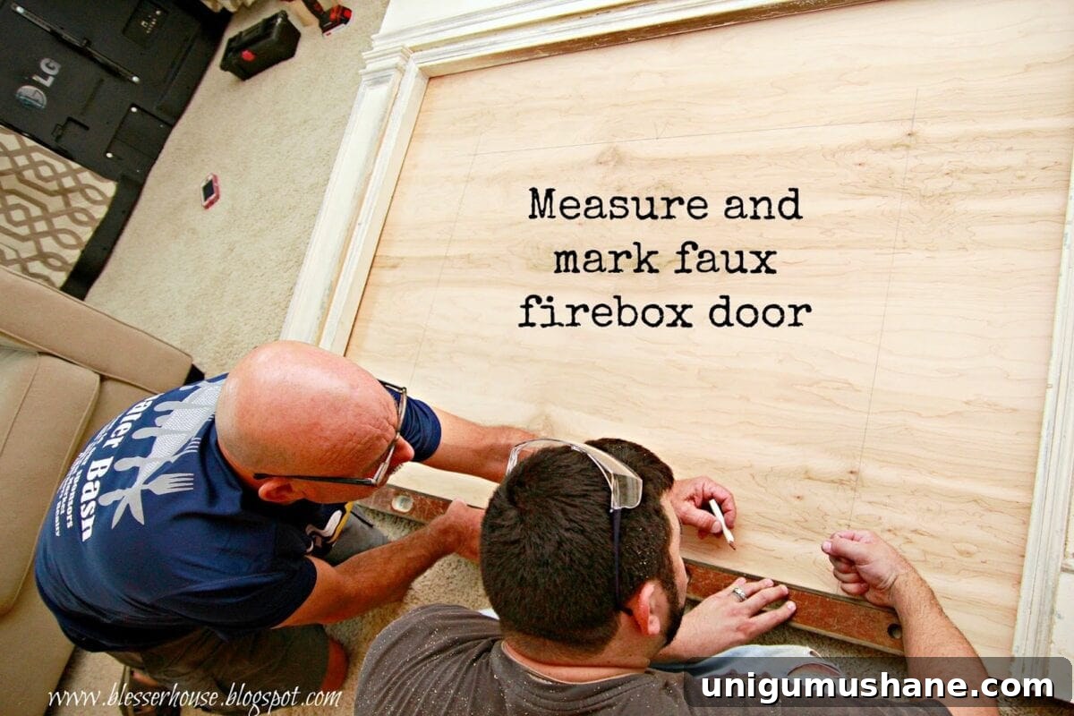 How to Build a Faux Fireplace Entertainment Center (Part 1) 14 img 9425 20