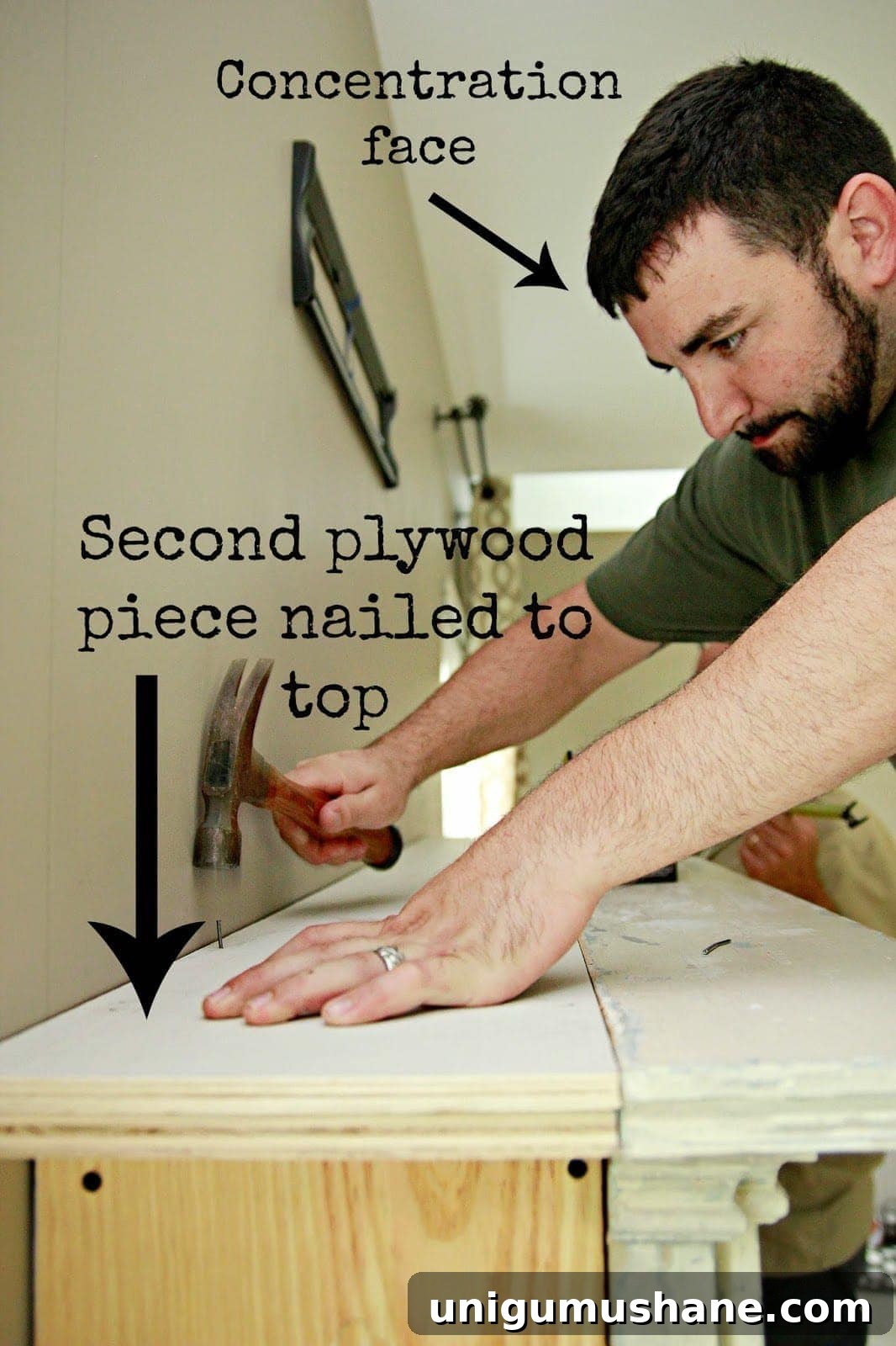 How to Build a Faux Fireplace Entertainment Center (Part 1) 18 img 9425 31