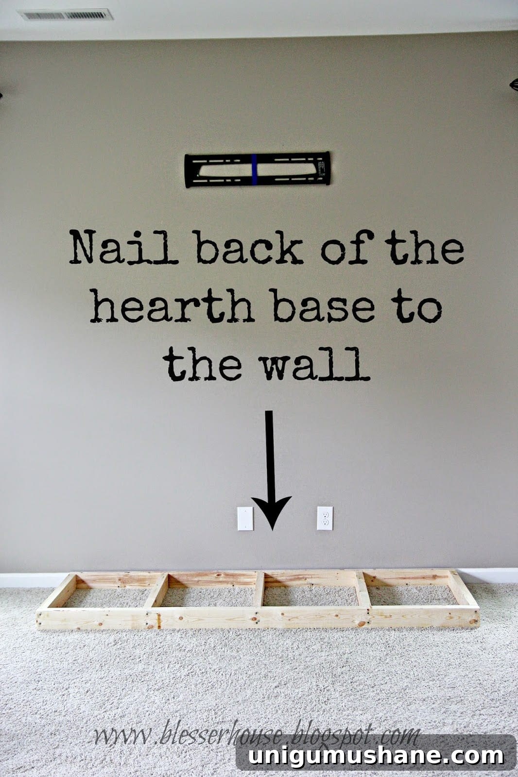 How to Build a Faux Fireplace Entertainment Center (Part 1) 8 img 9425 7