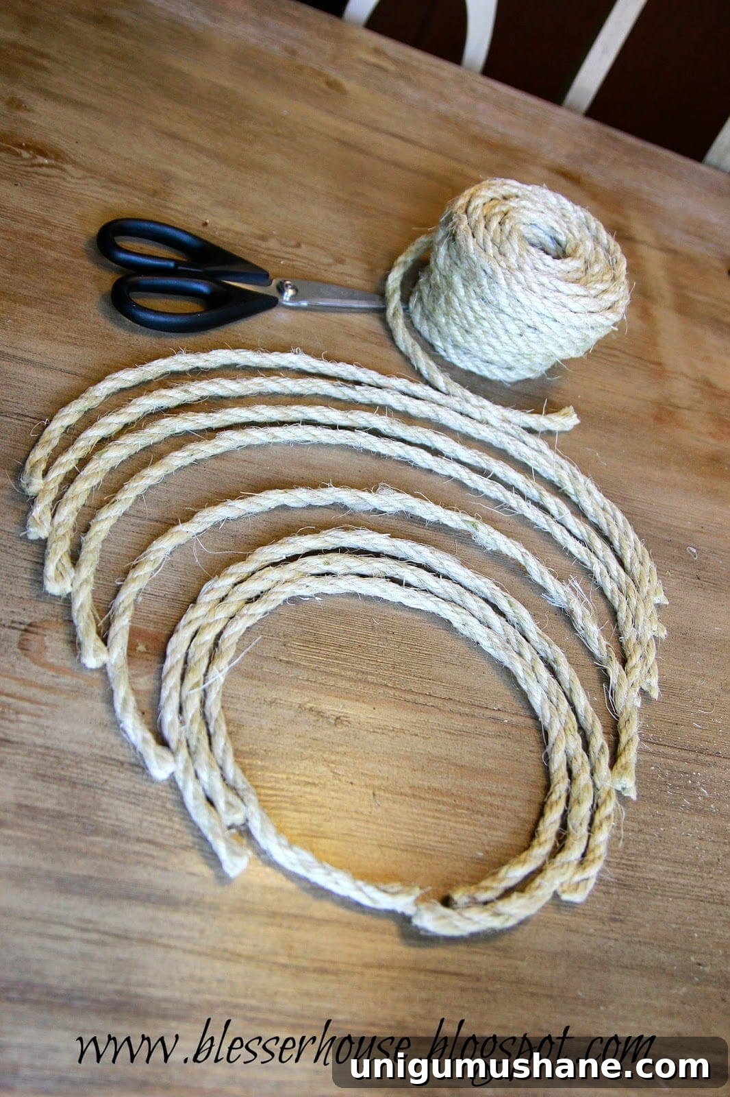 DIY Rope Chandelier Inspired by Restoration Hardware 13 img 9430 12