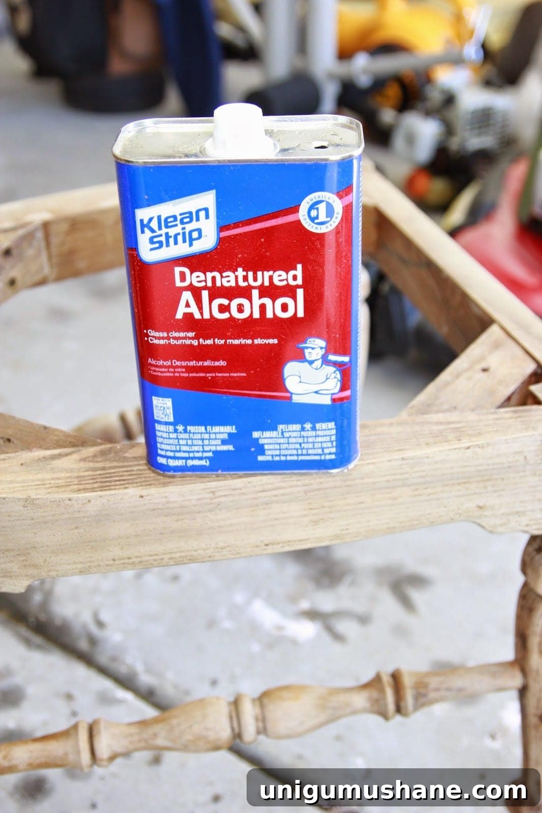 How to Remove Citristrip Residue from Wood Furniture Safely 4 Klean Strip denatured alcohol