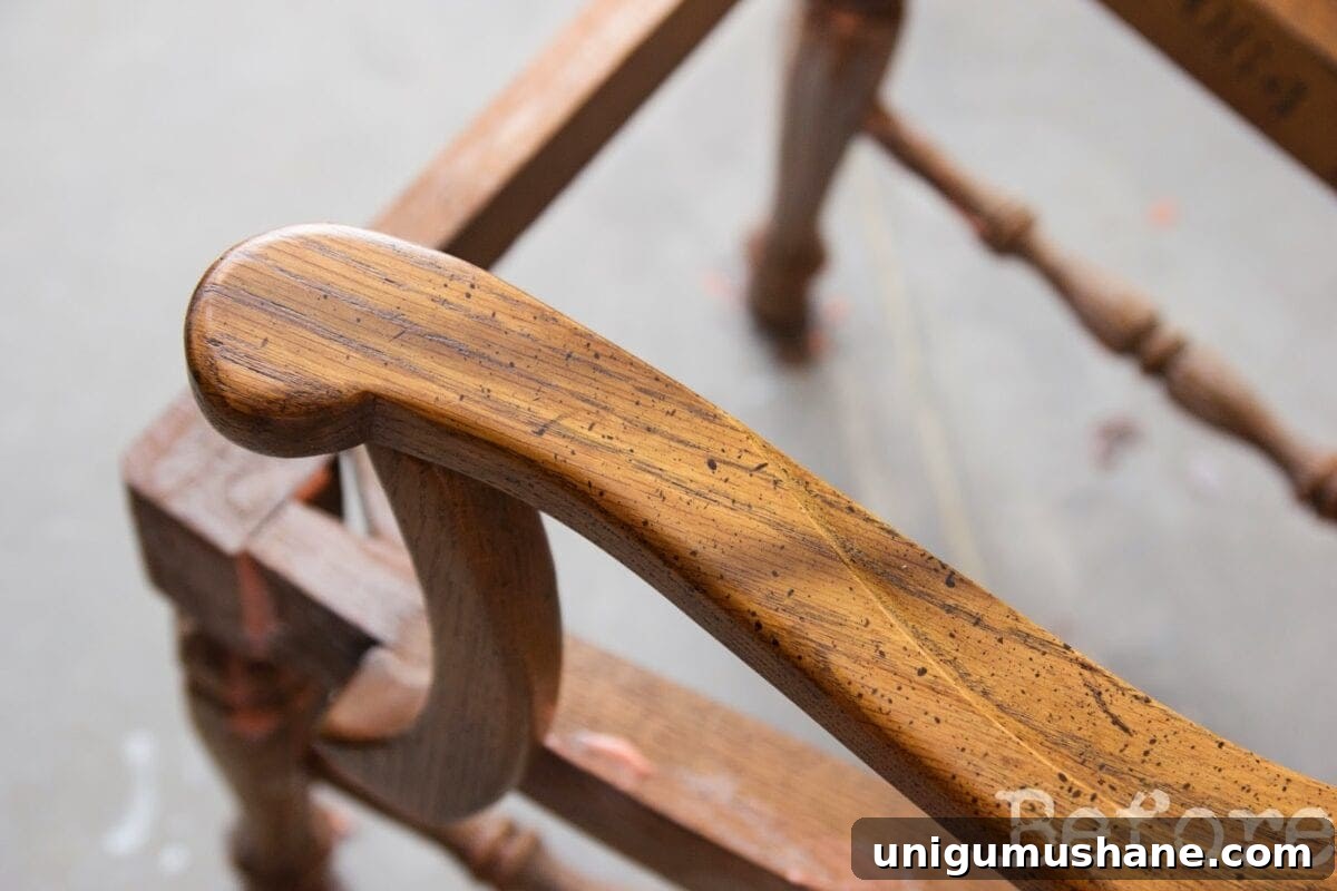 How to Remove Citristrip Residue from Wood Furniture Safely 5 Before using denatured alcohol to strip wood stain on this chair