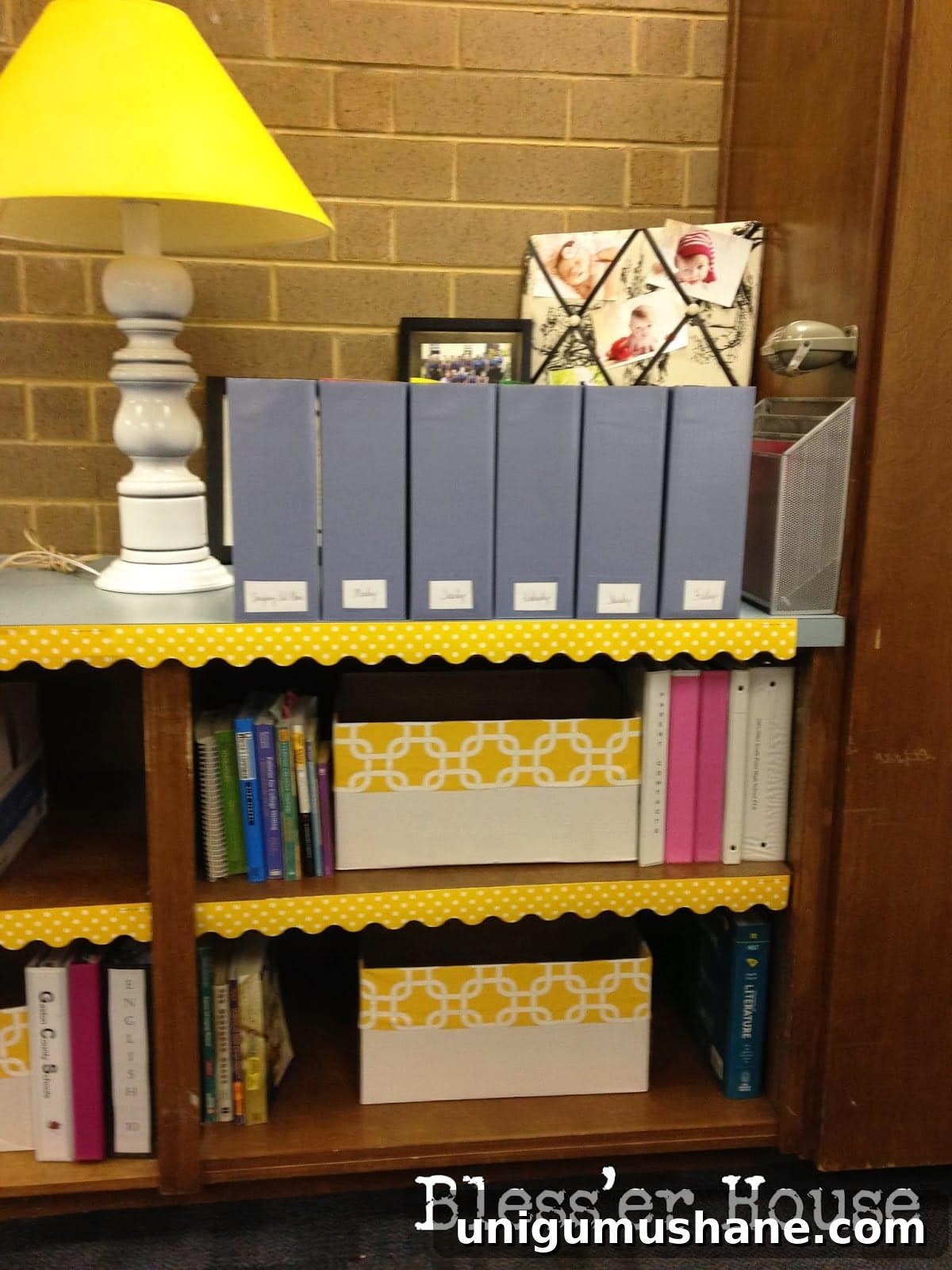 Budget-Friendly Cozy Classroom Ideas for Teachers 13 Organized classroom copies and lesson plan station