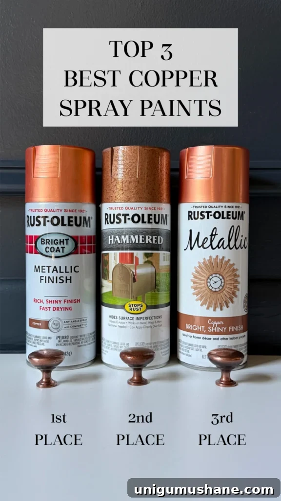 realistic best copper spray paints ranked