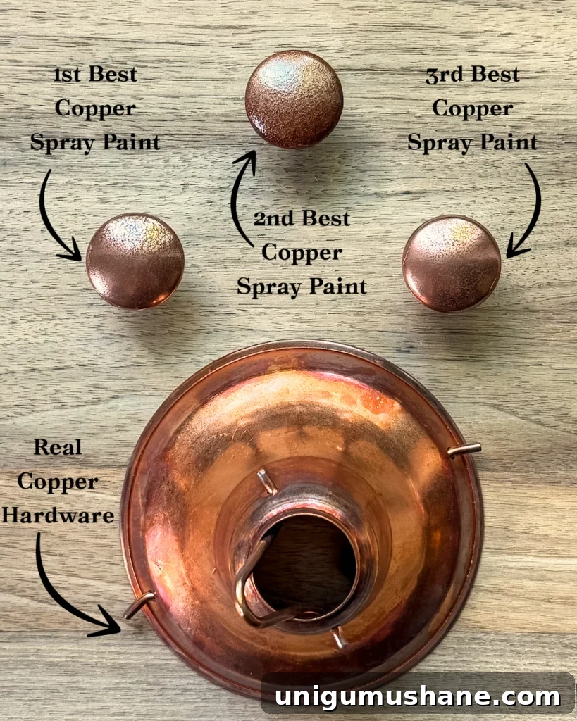 realistic best copper spray paints ranked